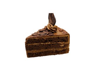 Triple Chocolate Cake Slice